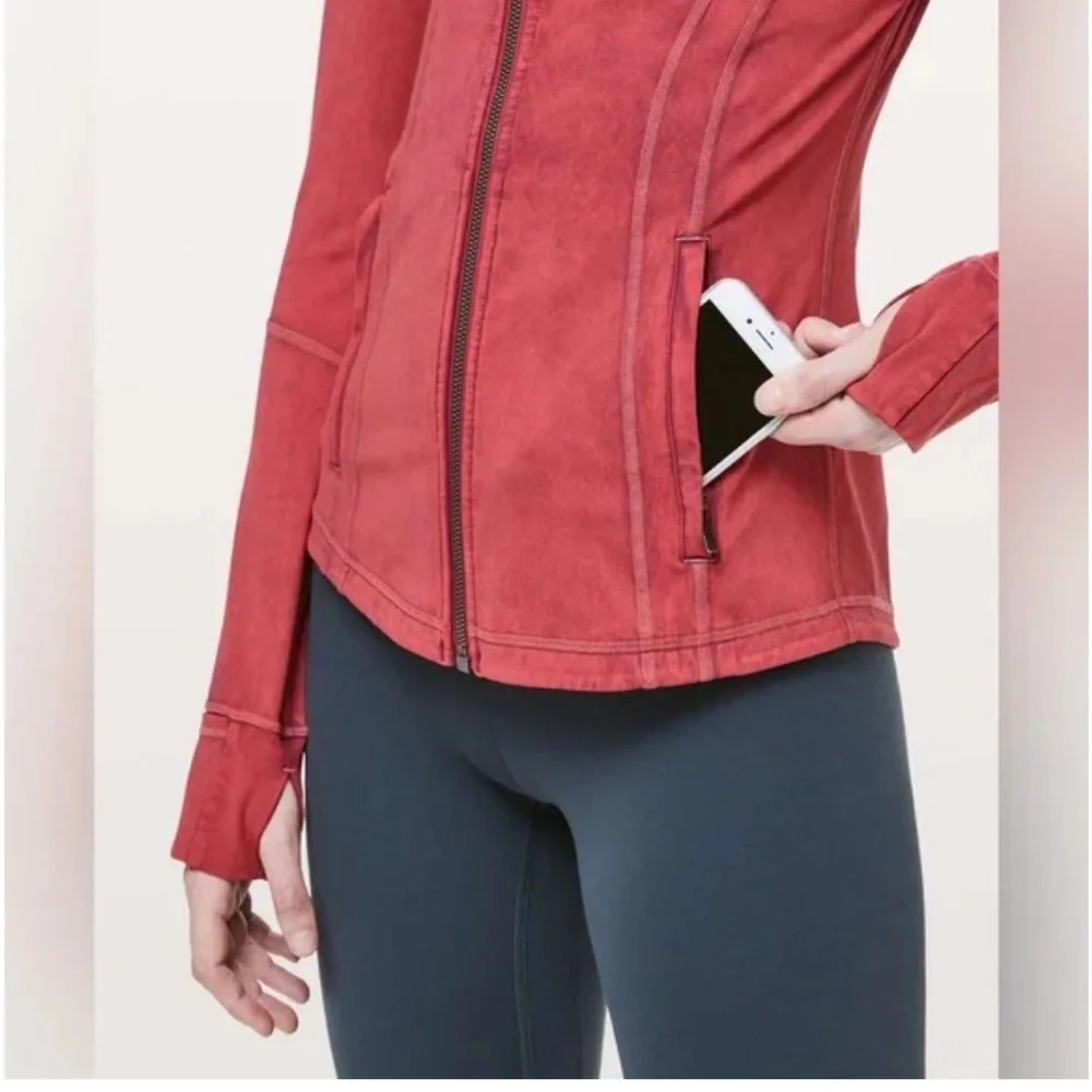 Lululemon Define Jacket Garment Dye Washed Misty Merlot 6